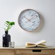 Uhr Priya ca.ø30,4cm - Weiß/Grau, MODERN, Glas/Kunststoff (30,4cm) - Mömax modern living Uhr Priya ca.ø30,4cm - Weiß/Grau, MODERN, Glas/Kunststoff (30,4cm) - Mömax modern living