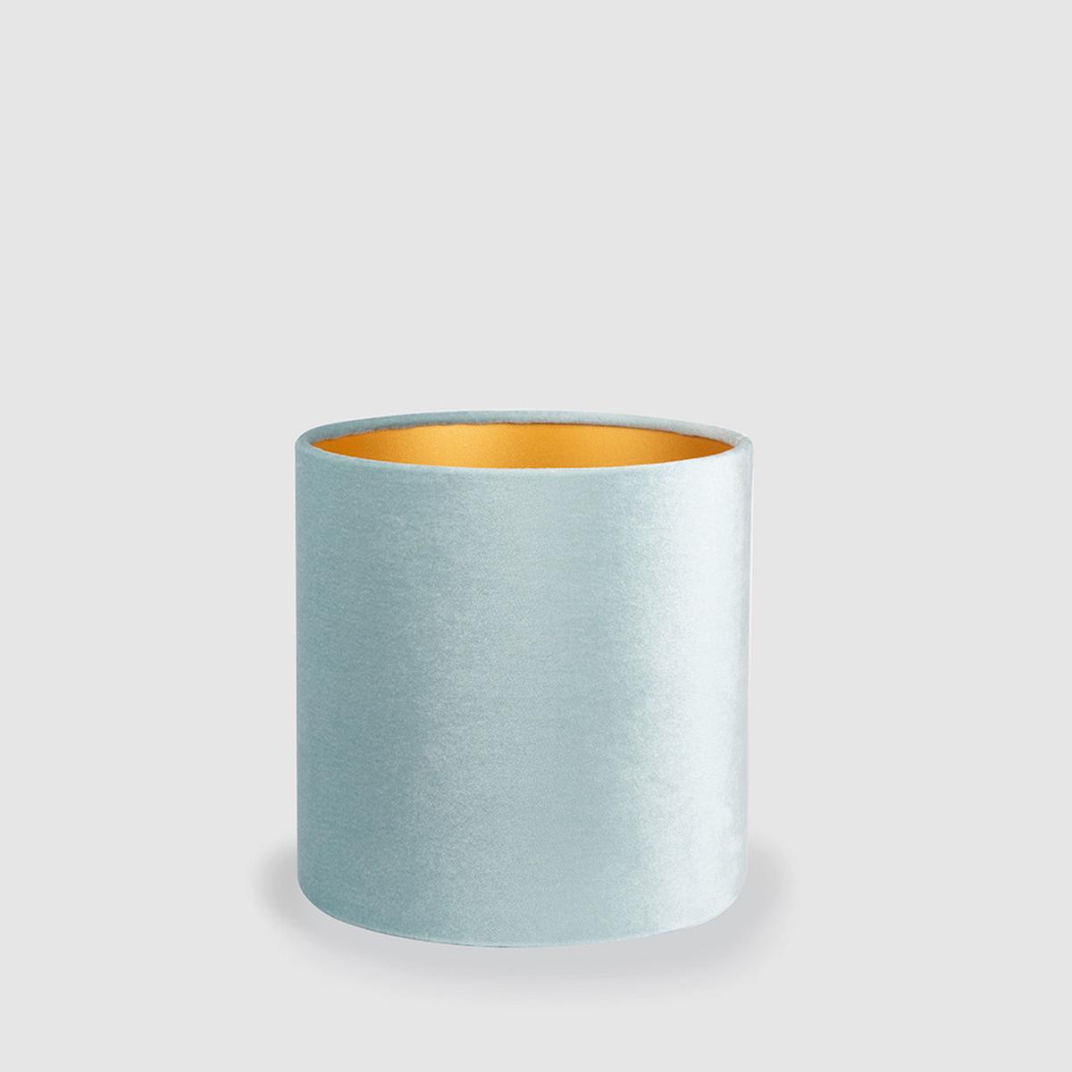 ABAŻUR CL2525H23-VELOUR - jasnoniebieski, Basics, metal/tkanina (25/23cm)