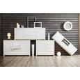 Kommode Weiß Hochglanz - Weiß, MODERN, Holzwerkstoff (112,4/96,4/40cm) - MÖMAX modern living