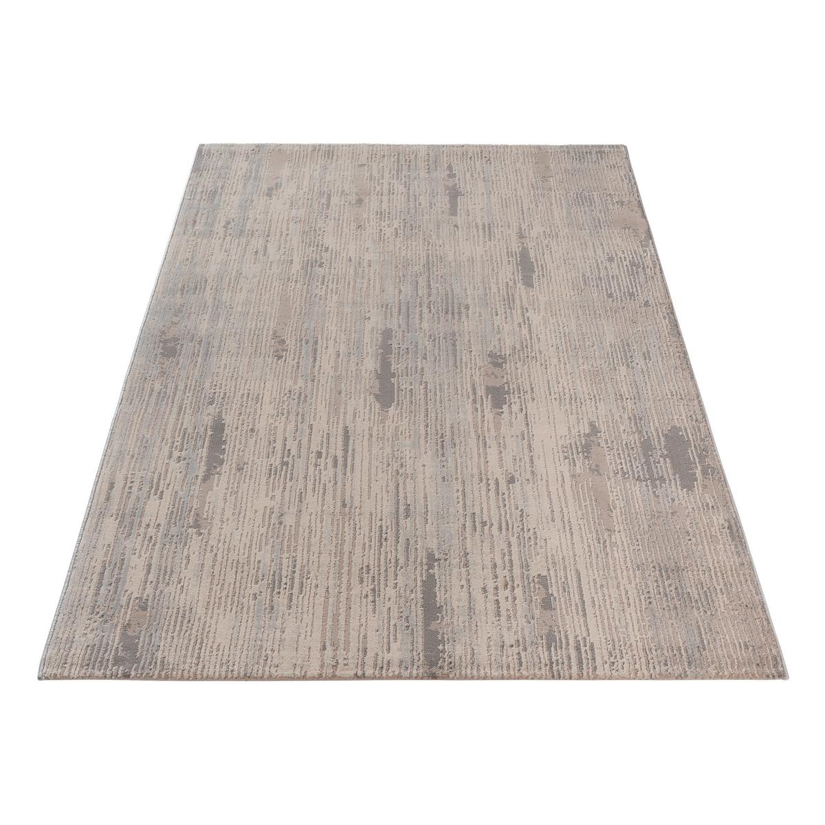 Webteppich Amatis in Grau ca. 120x170cm - Grau, Basics, Textil (120/170cm)