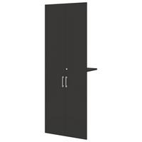 Türenset Big Profi Office Anthrazit Matt - Anthrazit/Alufarben, Modern, Holzwerkstoff/Metall (77/211/40cm) - Mömax