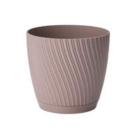 Kaspó Mira Complete Eco 15 - taupe, Konventionell, műanyag (14,8/13,7cm) - Mömax