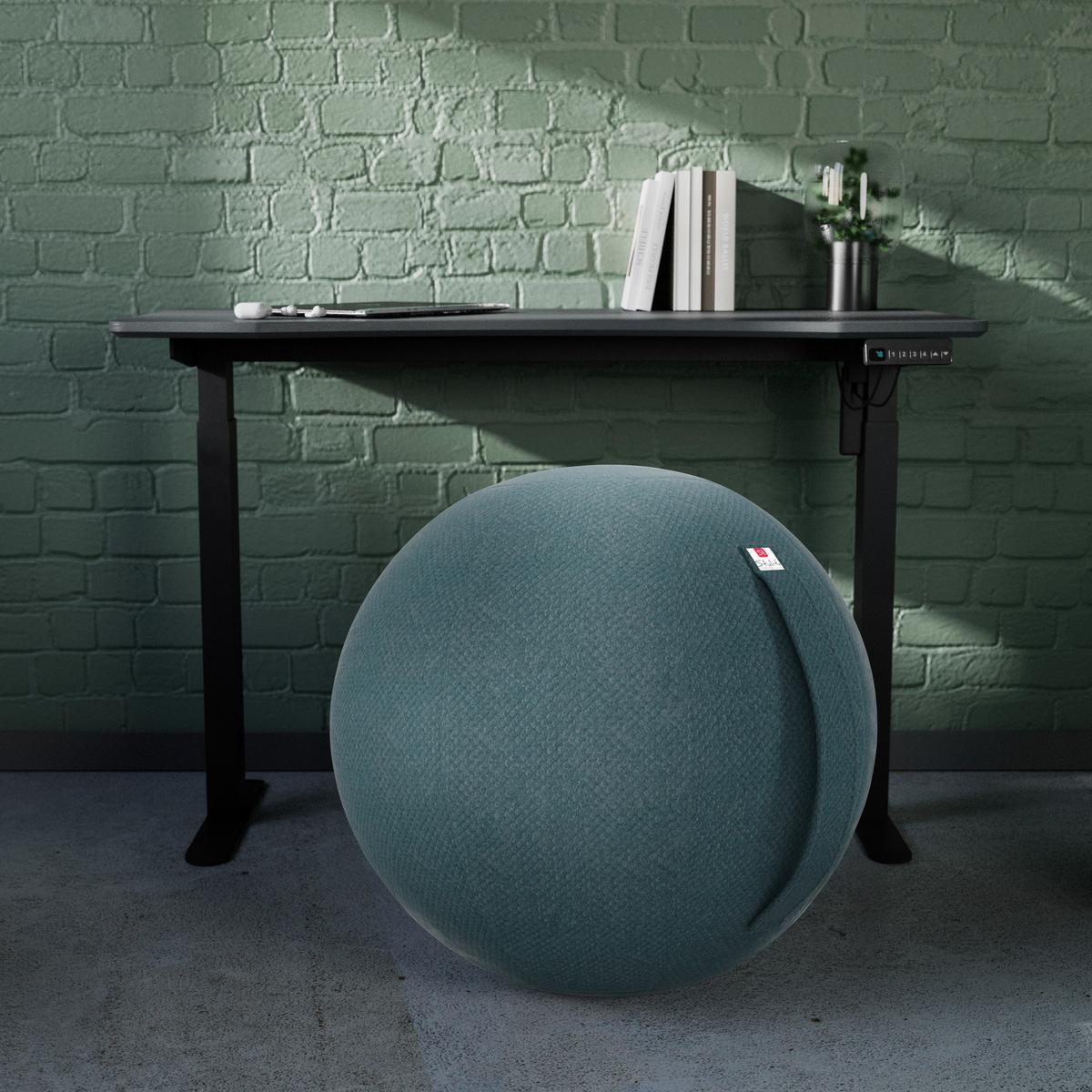 PIŁKA DO SIEDZENIA SCOOBY - niebieski, Design, tkanina (60/60/60cm) - Stylife