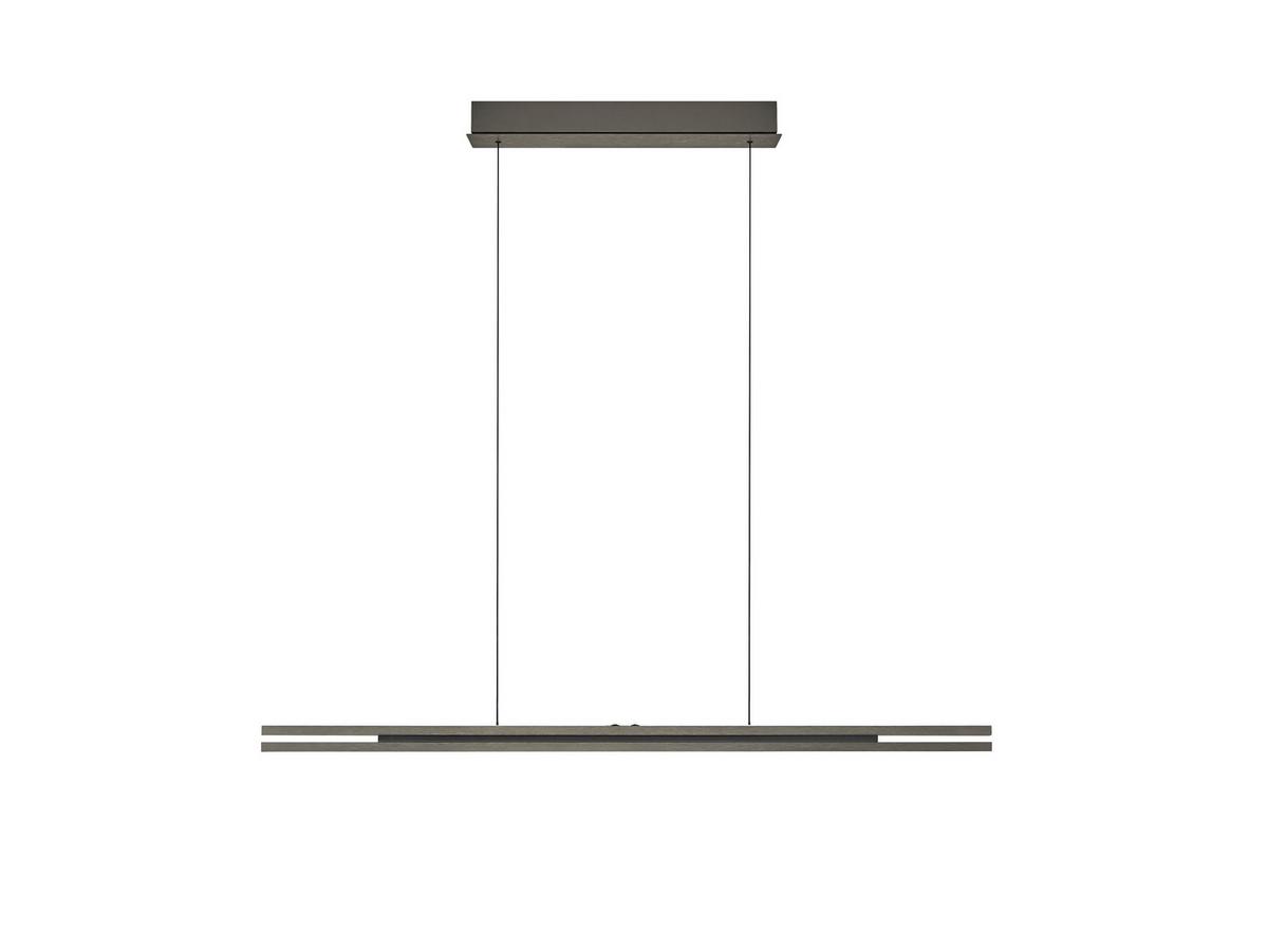 LAMPA WISZĄCA LED 20646/2-15 BEN *E* - kolor brązu, Design, metal (110/5/150cm) - elements by BANKAMP