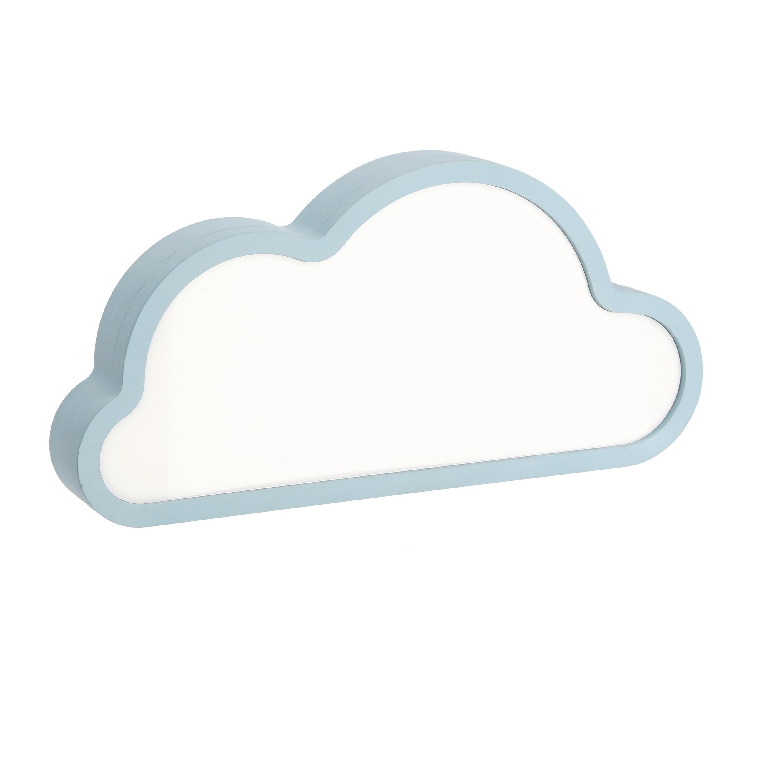 Dječja Stolna Svjetiljka Cloud - plava, Basics, drvni materijal/plastika (31/3.5/15cm)