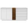 SIDEBOARD GIOVANNI - blanc/couleur chêne, MODERN, matériau en bois/bois (170/85,5/40cm) - Premium Living