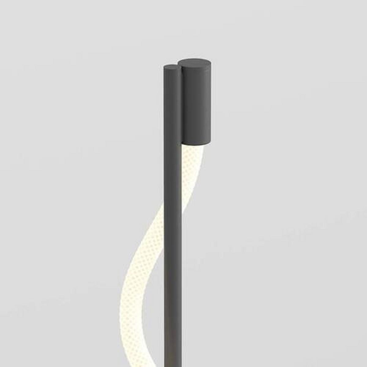 Stehleuchte Tau Schwarz/Weiß max. 15 Watt - Schwarz/Weiß, Trend, Metall (22/150cm) - MAYTONI