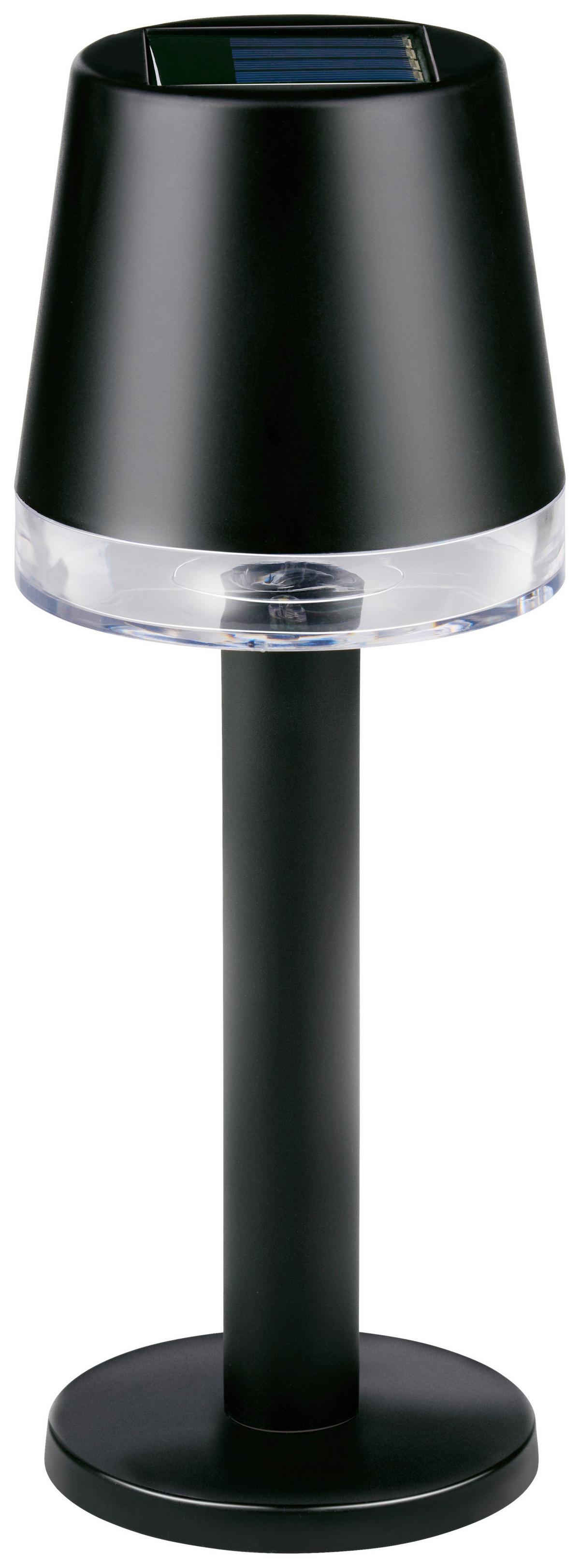 Solarleuchte Table Light Schwarz - Schwarz, Basics, Kunststoff (8/8/21.3cm) - Grundig