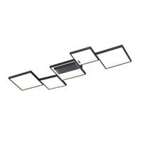 LAMPA SUFITOWA LED 627710532 SORRENTO - czarny/biały, Basics, tworzywo sztuczne/metal (120,5/6,0/48,5cm) - Trio Leuchten