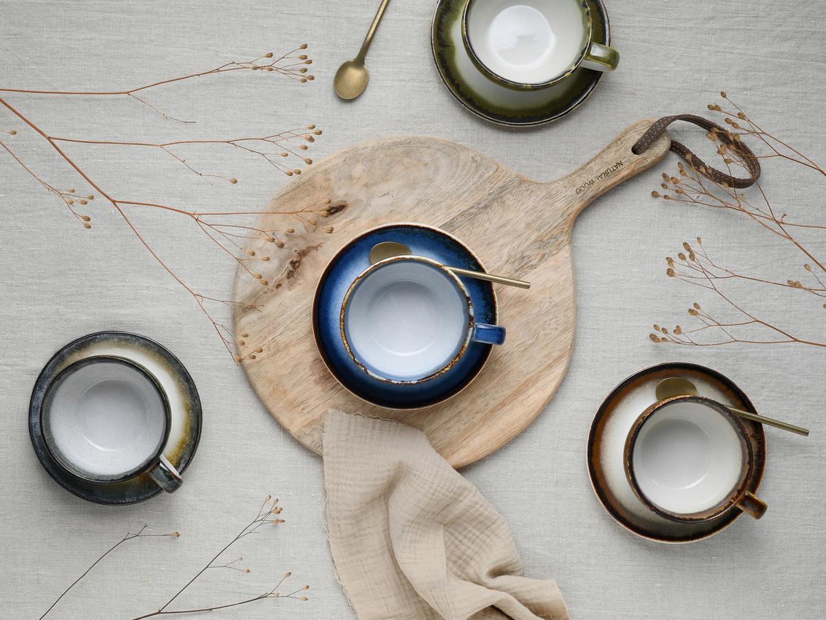 Set Skodelic Cascade Mix, 8-Delni - večbarvno, Basics, keramika - Creatable