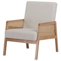 Fotelja Amelie - prirodne boje/bež, Konvencionalno, drvo/tekstil (68/85/78cm) - Mömax