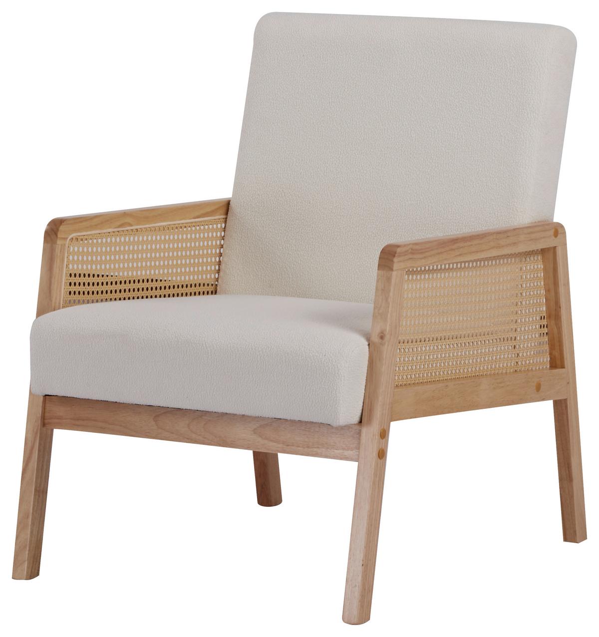 Fotelja Amelie - prirodne boje/bež, Konvencionalno, drvo/tekstil (68/85/78cm) - Mömax