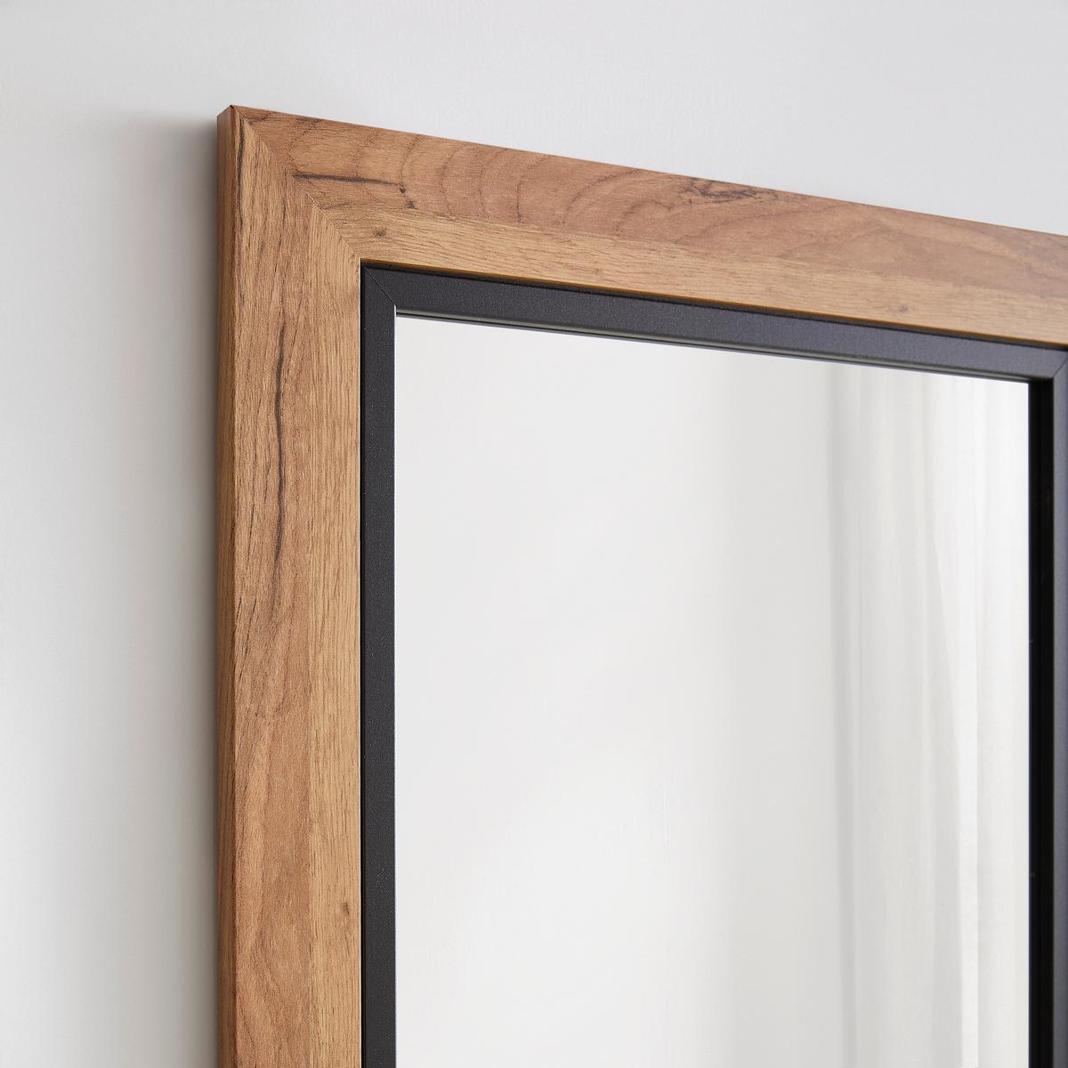 Wandspiegel Forest in Eichefarben - Eichefarben, MODERN, Glas/Holzwerkstoff (55/165cm) - Mömax