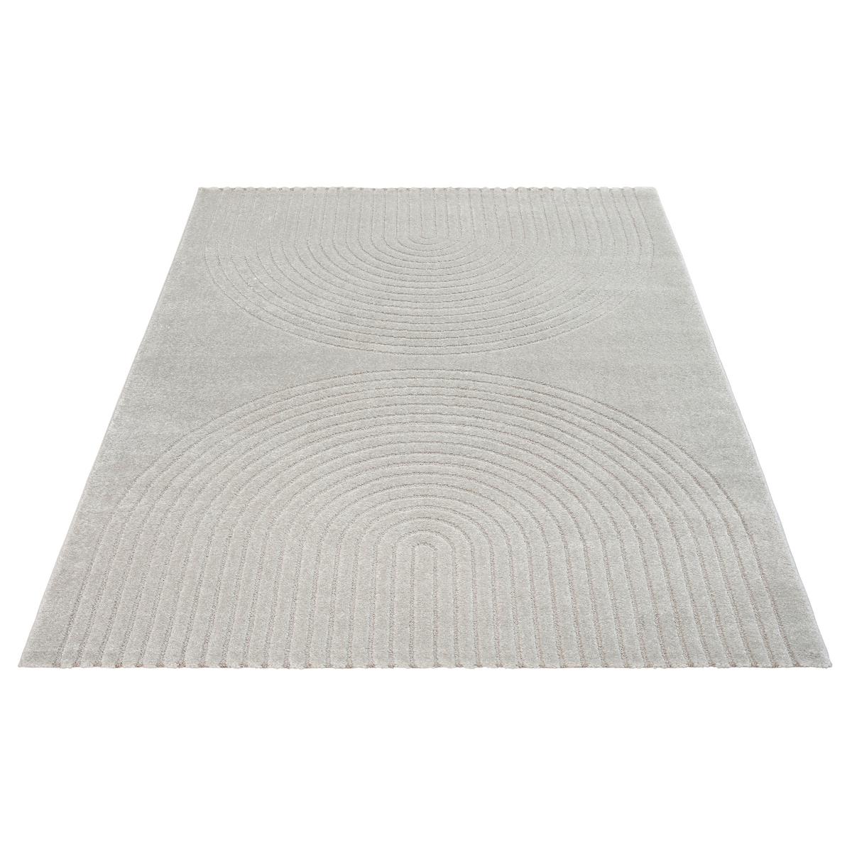 Webteppich Eclipse Grau ca. 160x220cm - Grau, Basics, Textil (160/220cm)