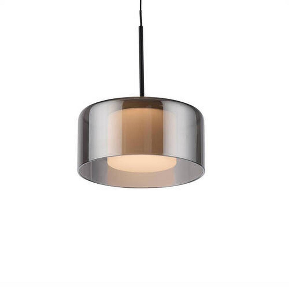 LAMPA WISZĄCA LED 2113-18 RIKA - czarny, Design, tworzywo sztuczne/metal (66/15/220cm) - Paul Neuhaus