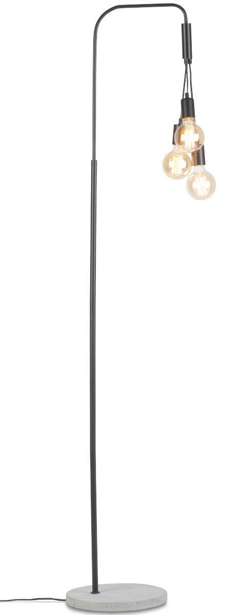 Állólámpa Oslo/f3/b - fekete/szürke, Design, kő/fém (48/190/32cm) - It's about Romi