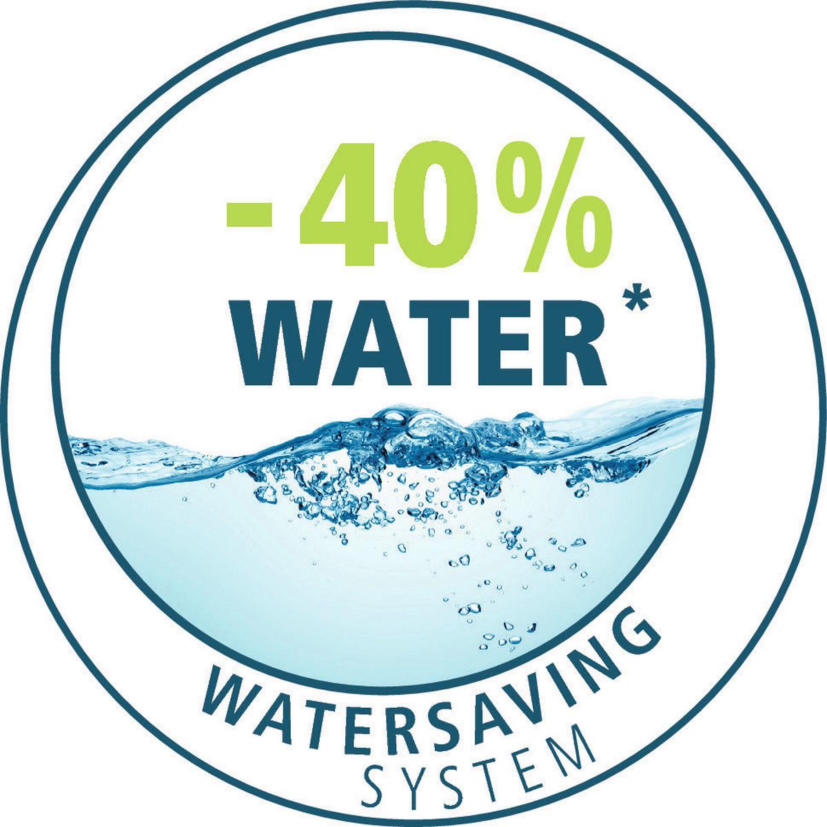 ZESTAW Z DESZCZOWNICĄ WATER SAVING - kolor chromowy, Basics, metal (22,5/75-120/27cm) - Wenko