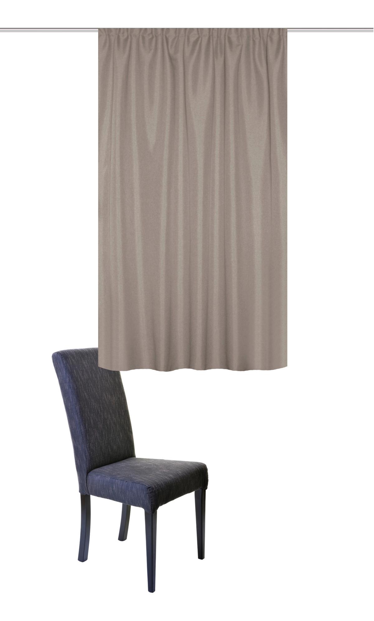 Wärmeschutzvorhang Eskimo Naturfarben ca. 135x145cm - Naturfarben, Basics, Textil (135/145cm) - Schmidt W. Gmbh