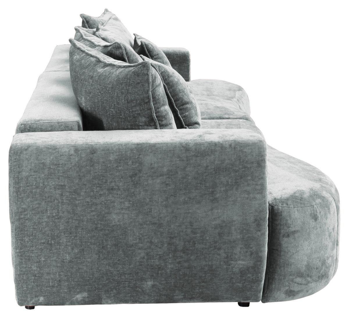 Canapea BERG - verde mentă, Trend, textil (292/71-99/127cm) - Modern Living