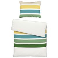 Ágyneműhuzat-garnitúra Silke - sárga/zöld, Modern, textil (140/200cm) - Modern Living