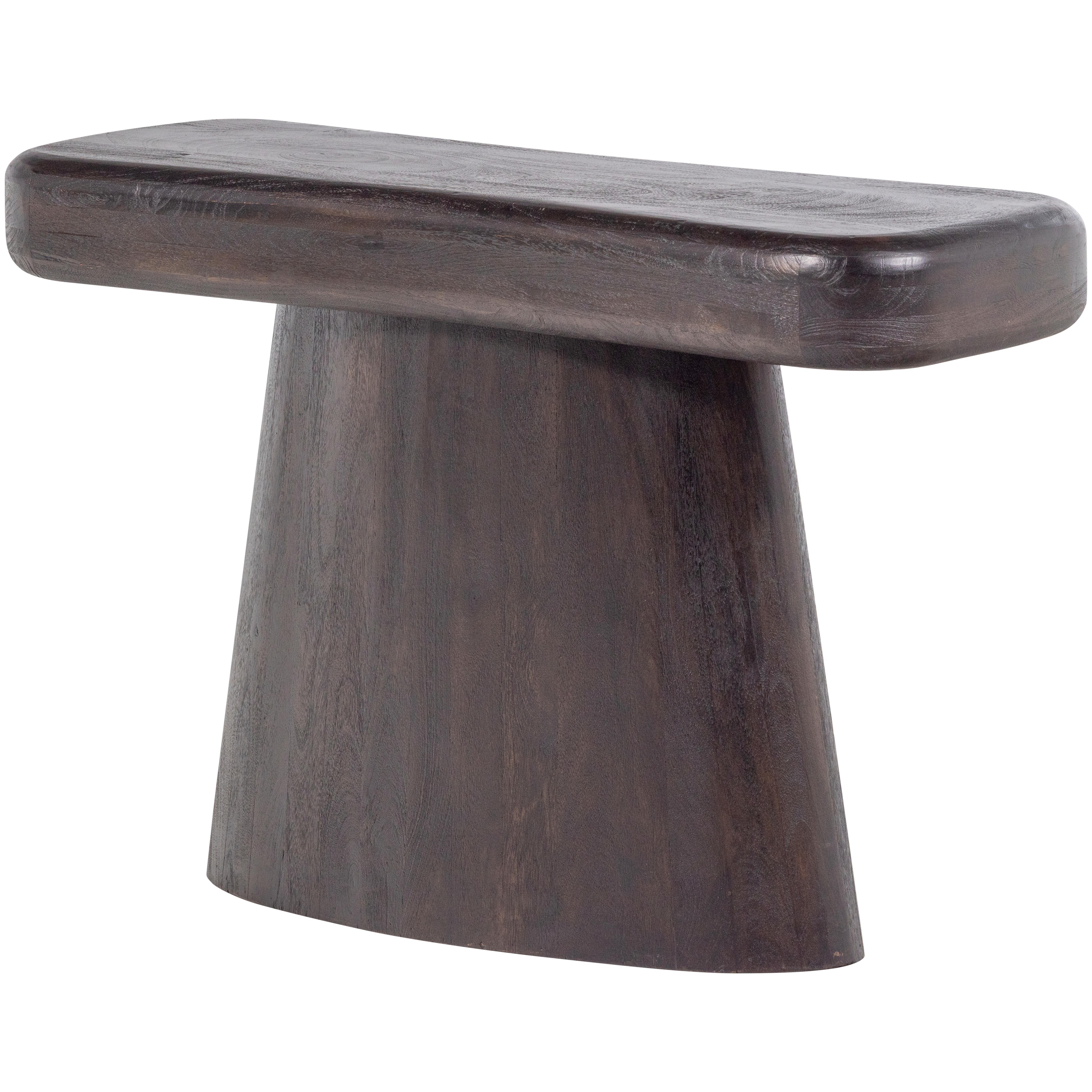 Beistelltisch Amco Schwarz - Schwarz, Design, Holz (120/40/76cm) - Livetastic