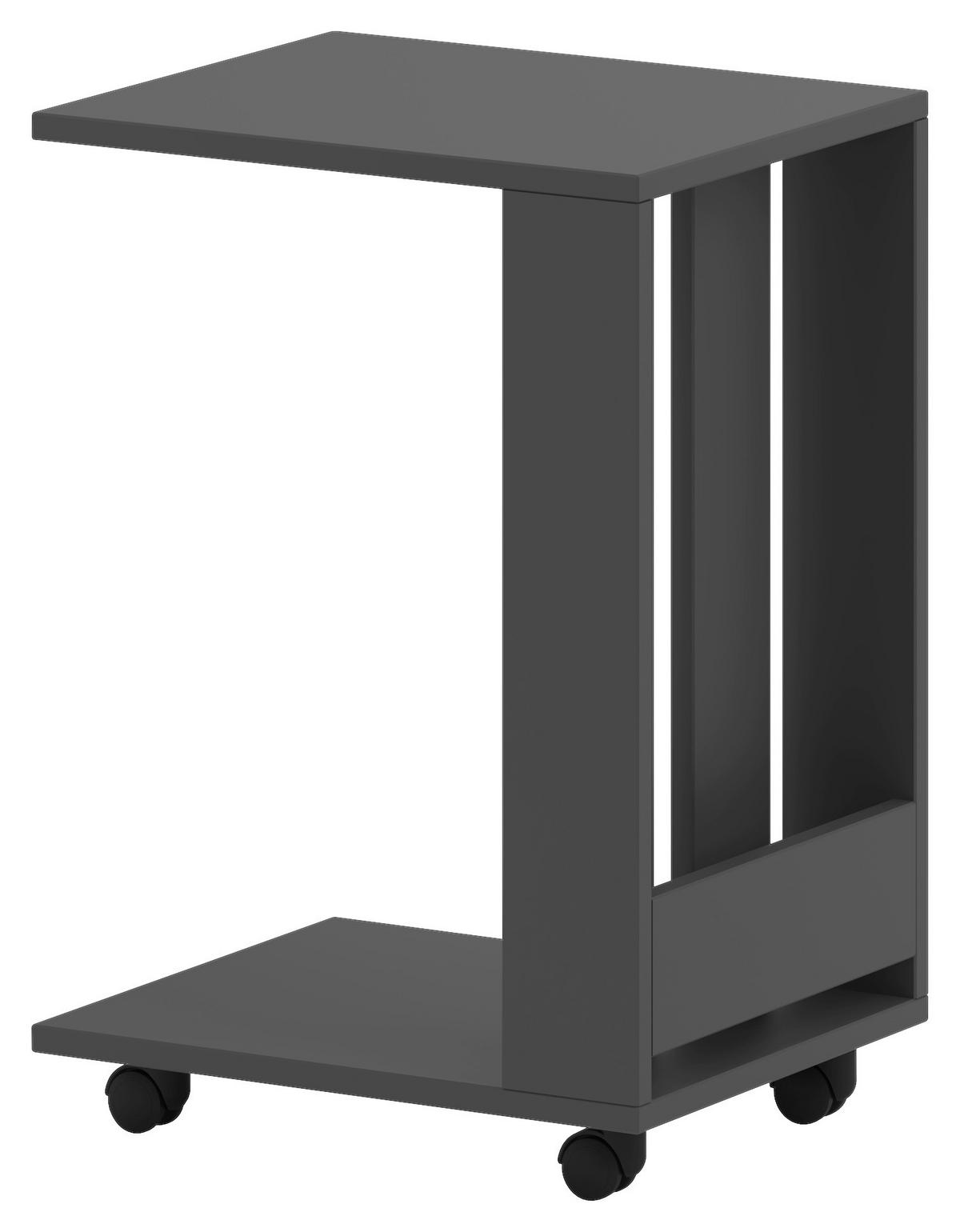 Mizica Edi - antracit, Design, umetna masa/leseni material (37/45/60cm) - Livetastic