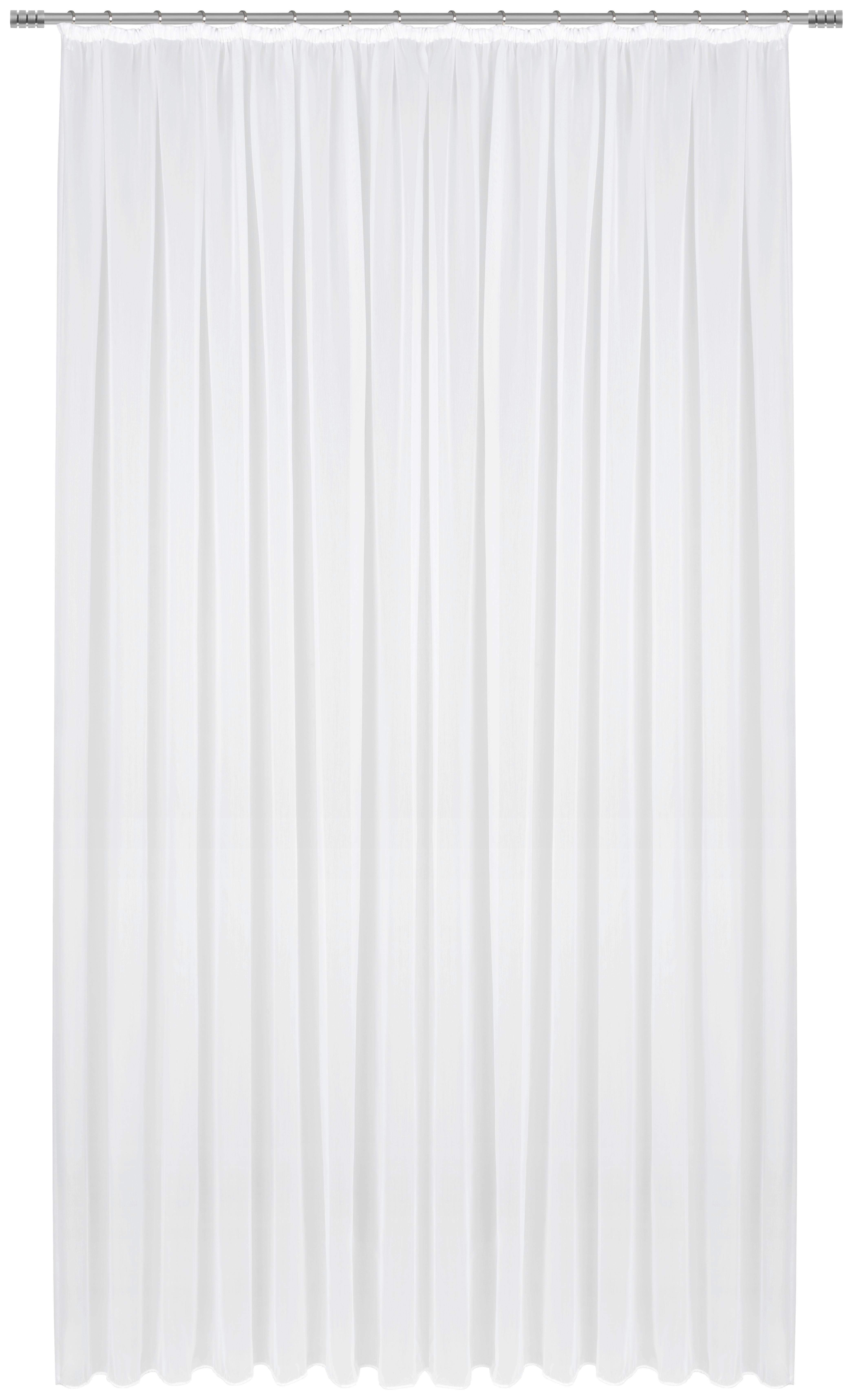 FIRANA GOTOWA LOLA - biały, Basics, tkanina (300/245cm) - Boxxx