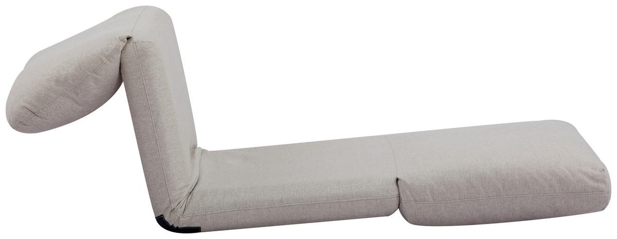 FOTEL Z FUNKCJĄ SPANIA ALMA - beżowy/ciemnobrązowy, Design, tkanina (78/58/82cm) - Livetastic