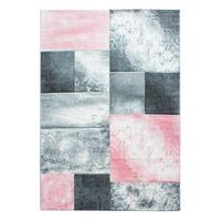 Flachwebeteppich Hawaii Pink ca. 240x340cm - Pink, Design, Textil (240/340cm) - Novel
