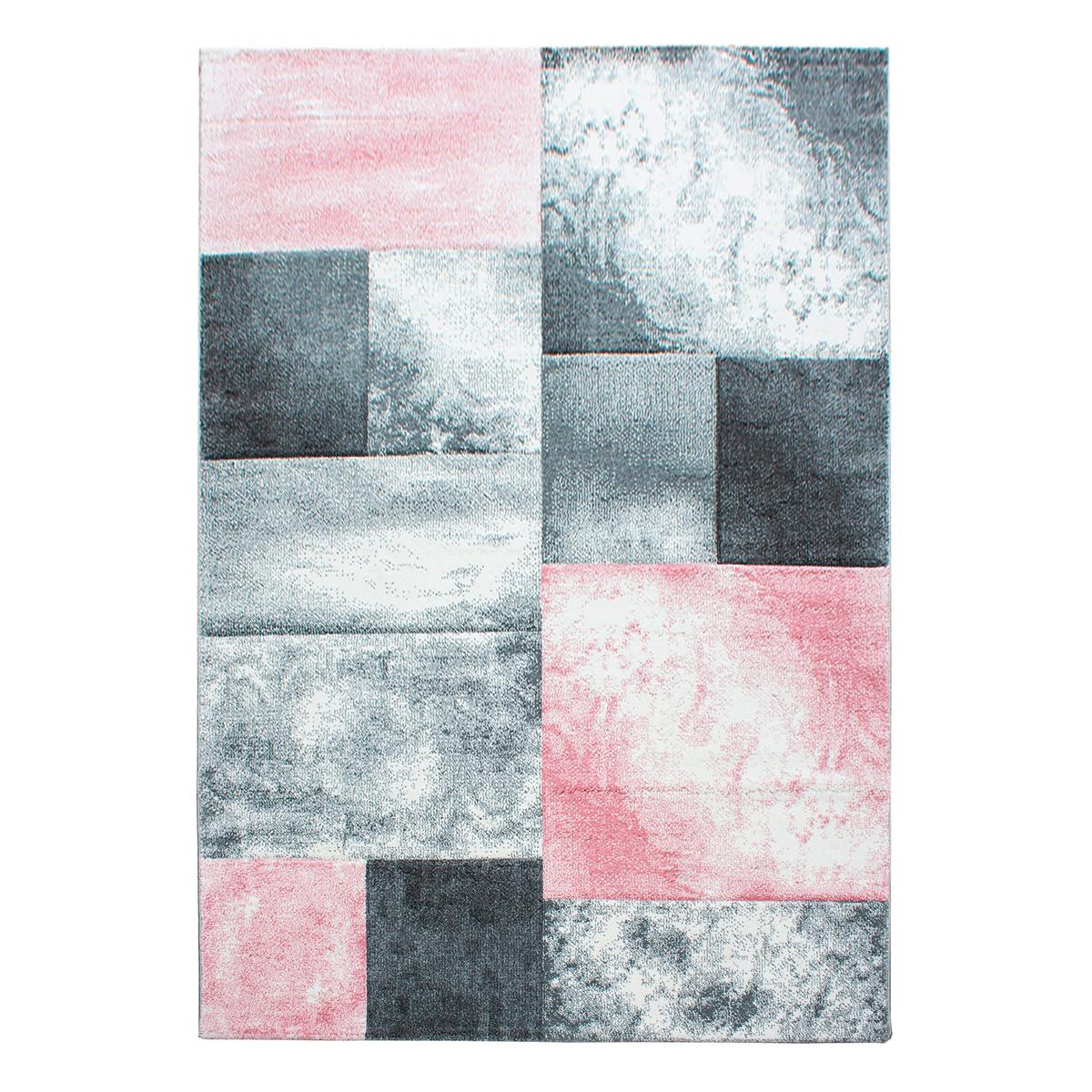 Flachwebeteppich Hawaii Pink ca. 240x340cm - Pink, Design, Textil (240/340cm) - Novel