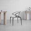 DESIGNFÅTÖLJ LIAS -TREND- - grå, Modern, plast (59/80/55cm) - Premium Living