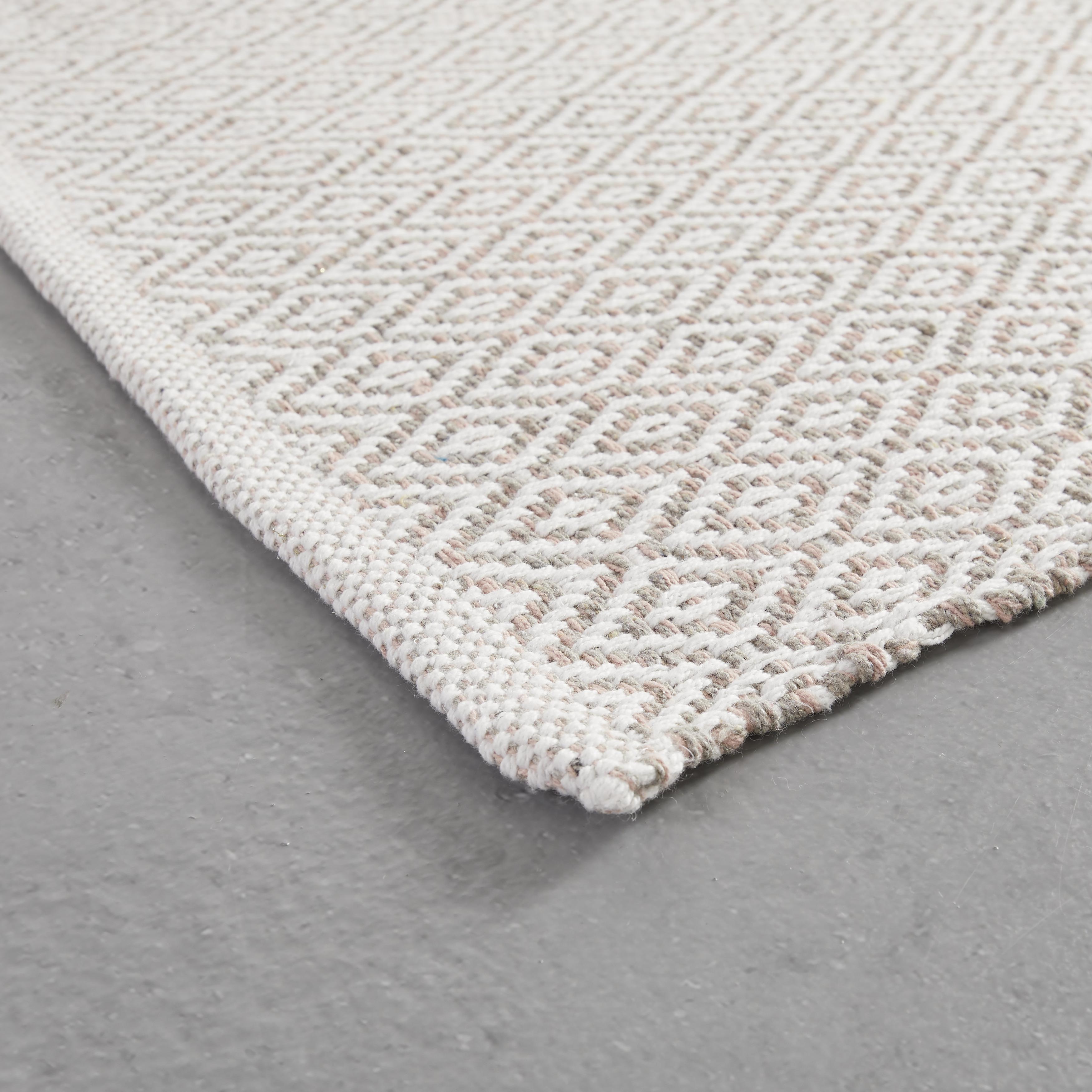 HANDVÄVD MATTA CAROLA 1 - rosa, Basics, textil (60/120cm) - Mömax