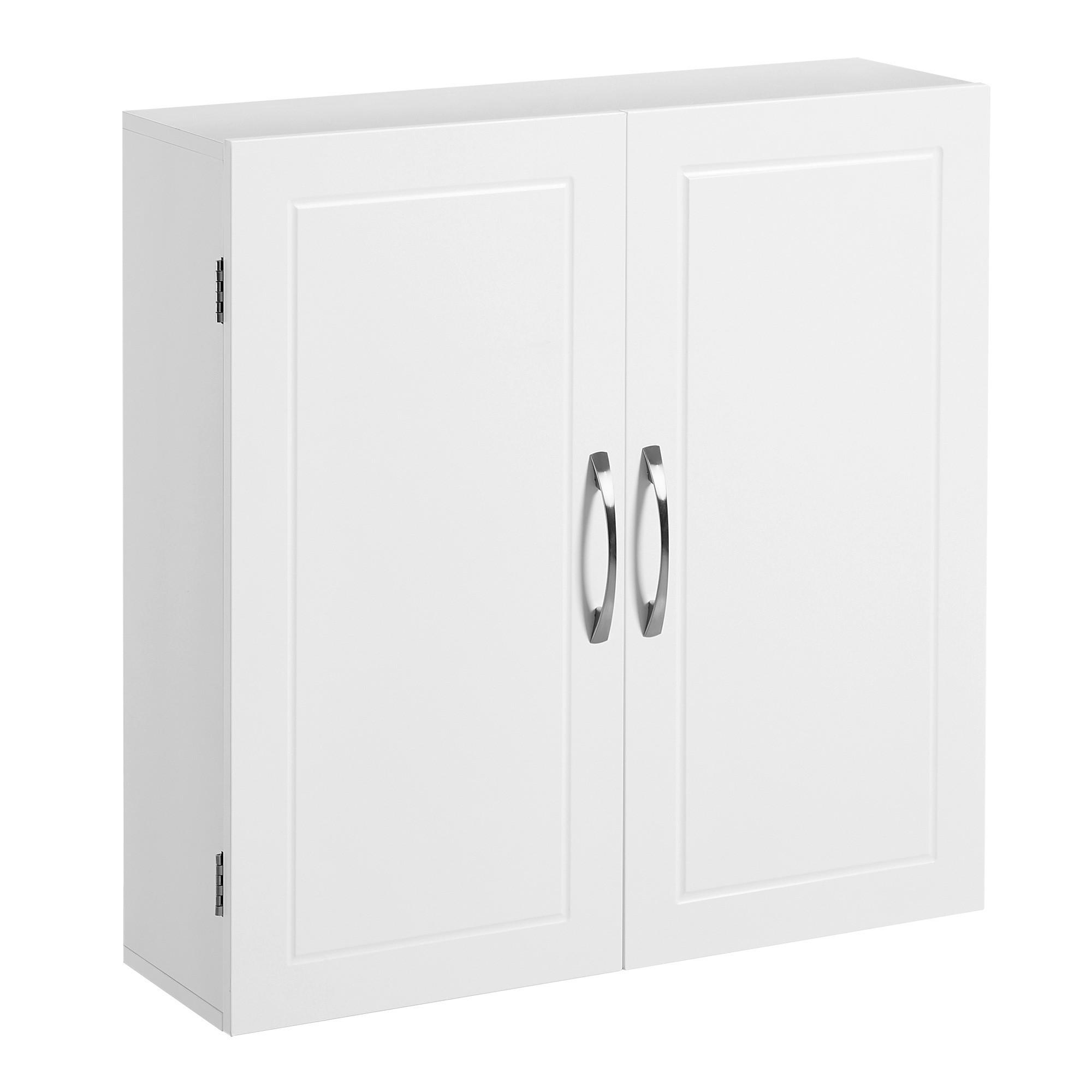 HÄNGESCHRANK BBC320W01 - Weiß, Trend, Holzwerkstoff/Metall (60/60/18cm) - MID.YOU