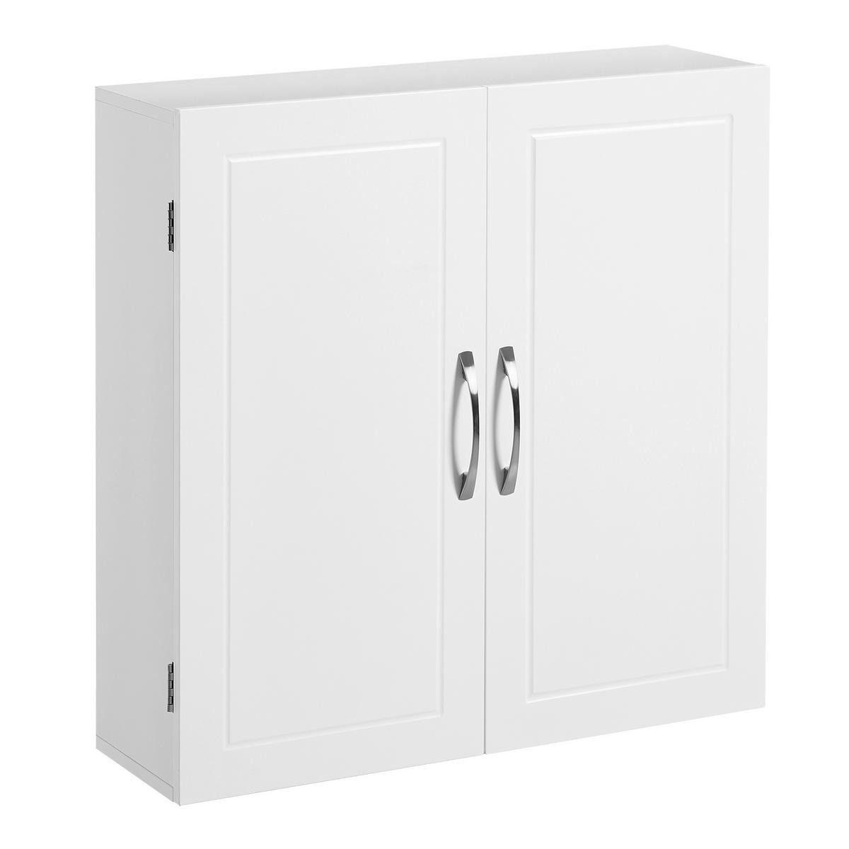 HÄNGESCHRANK BBC320W01 - Weiß, Trend, Holzwerkstoff/Metall (60/60/18cm) - MID.YOU