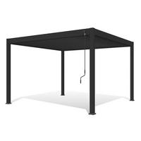 Pavillon Deluxe ca. 360x255x400 cm Anthrazit - Anthrazit, Basics, Metall (360/255/400cm) - WEIDE