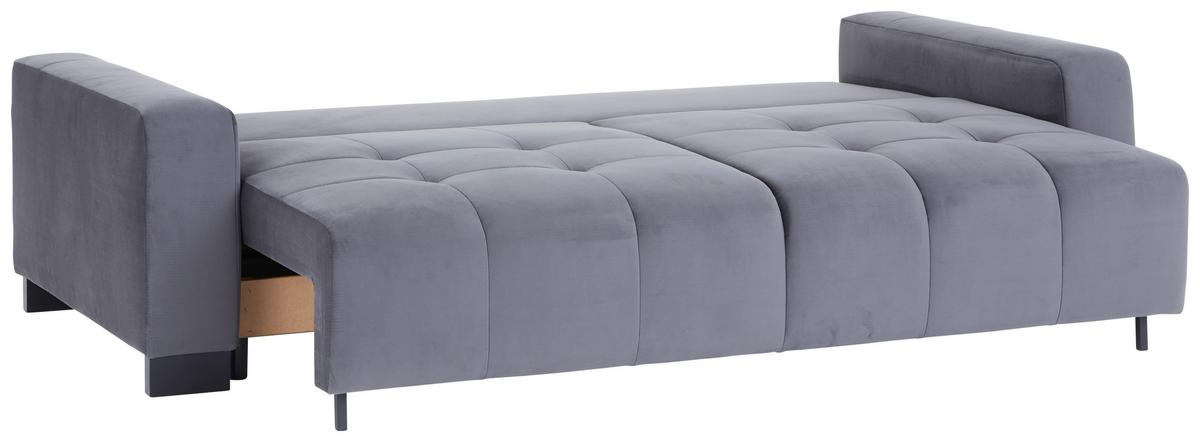 Trosed Na Razvlačenje Beta New Lux - tamnosiva/tamnozelena, Moderno, metal/tekstil (238/88/119cm) - Modern Living
