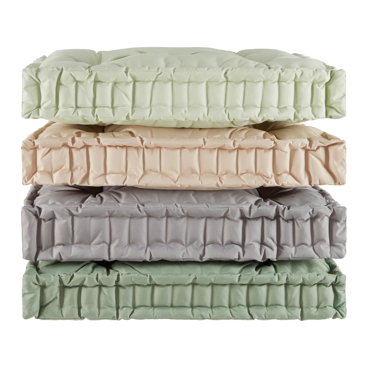 Palettenkissen Dodo Salbeigrün ca. 80x60cm - Salbeigrün, KONVENTIONELL, Textil (80/60/12cm) - Mömax