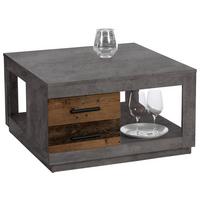 STOLIK KAWOWY FULDA   -TIME- - antracytowy/czarny, Design, materiał drewnopochodny (80/80/45,6cm) - Ti'me