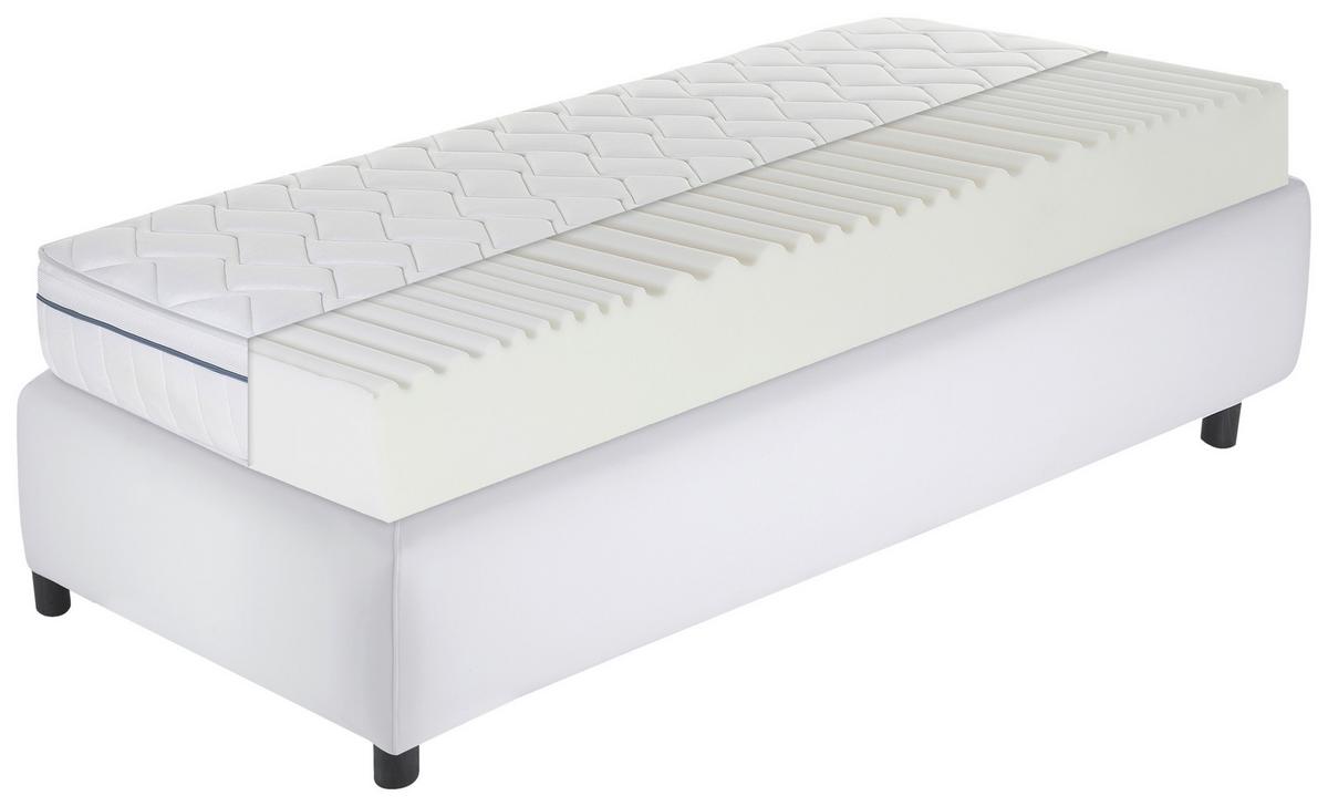 Kaltschaummatratze Air Wave H2/3 ca. 100x200cm - Weiß, Basics, Textil (100/200cm) - MID.YOU