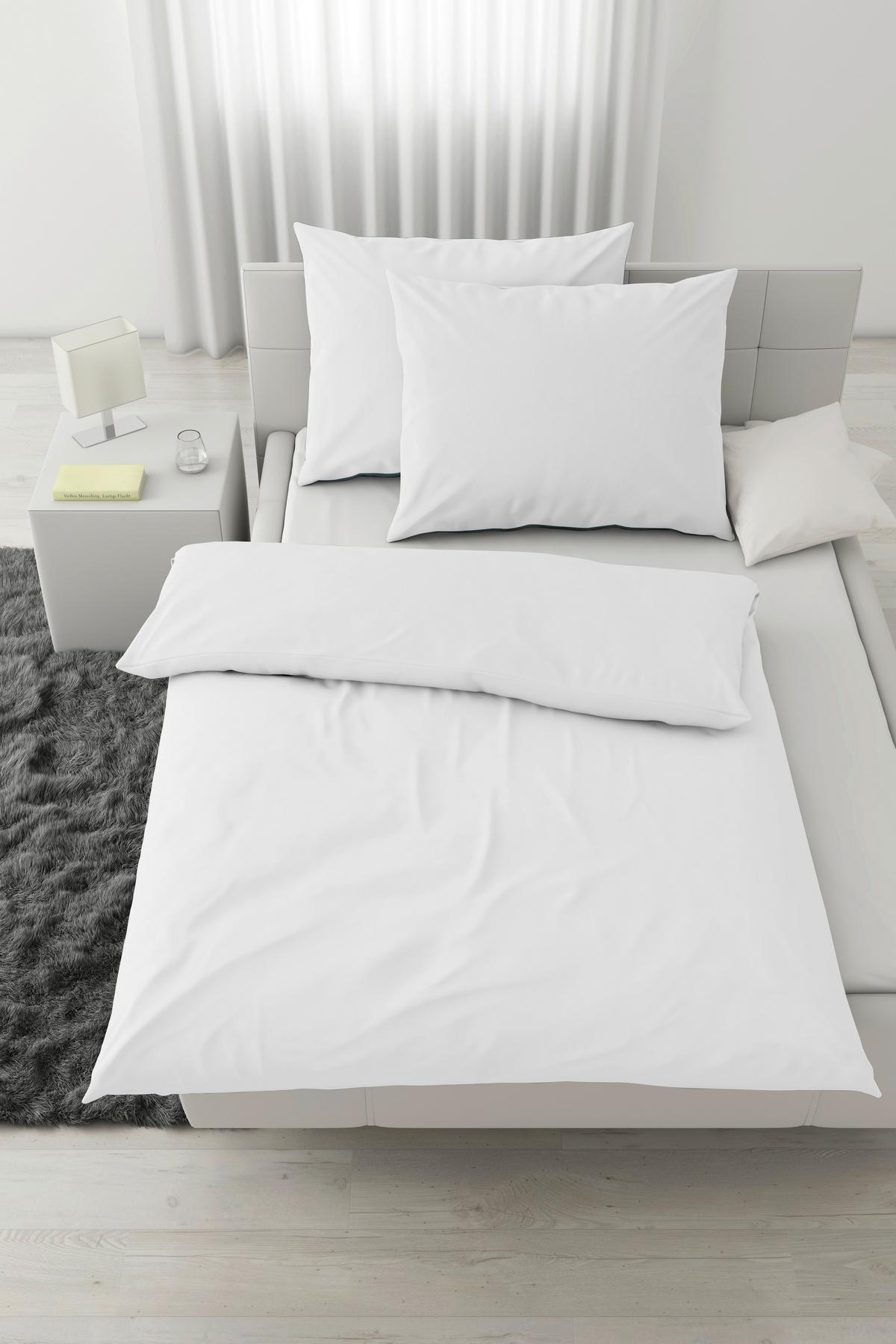 Lenjerie de pat Victoria cca. 200x220/2x50x70 cm - alb, Modern, textil (200/220cm) - Mömax
