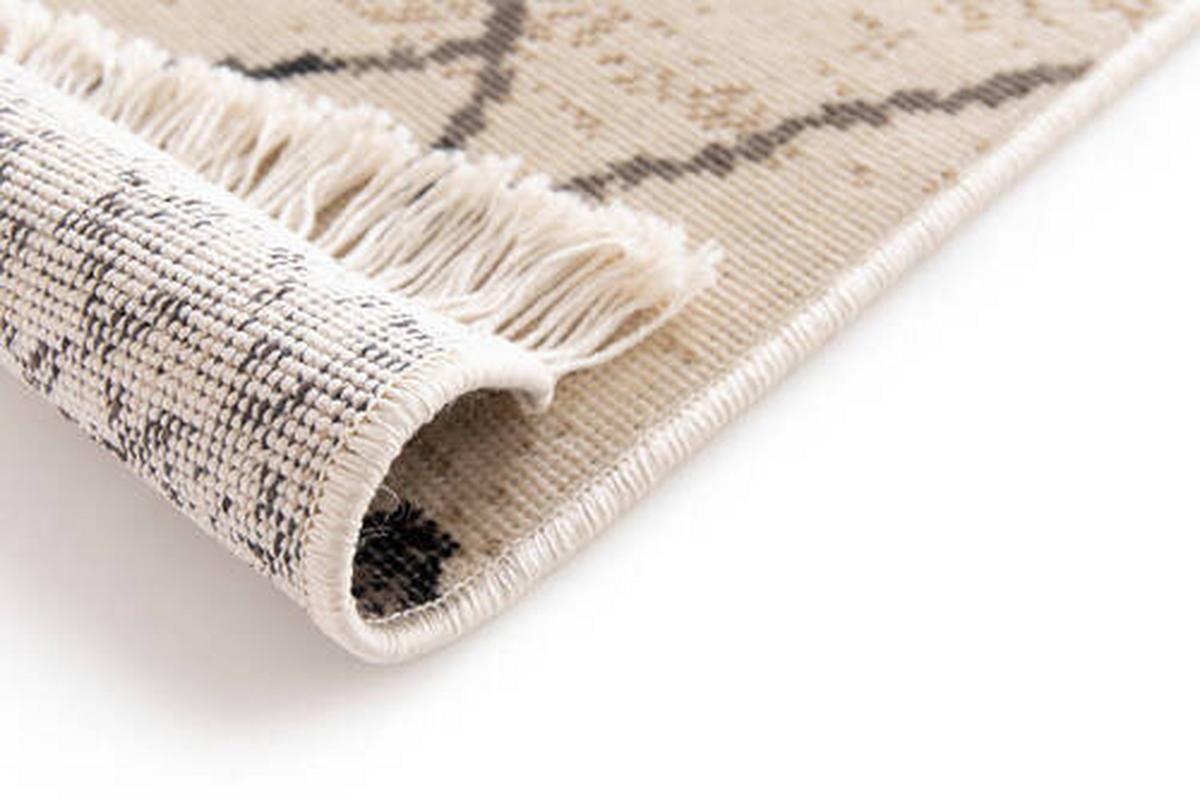 Síkszövött Szőnyeg Berclon 2 - krémszínű/antracit, Modern, textil (120/170cm) - Modern Living