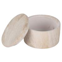 Dekobox Simone Beige matt - Beige, Keramik (11/6,7cm) - Mömax
