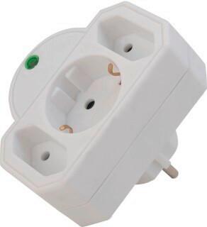 Multifunkcionális Elosztó Ado - fehér, Konventionell, műanyag (10/6/8cm) - Modern Living