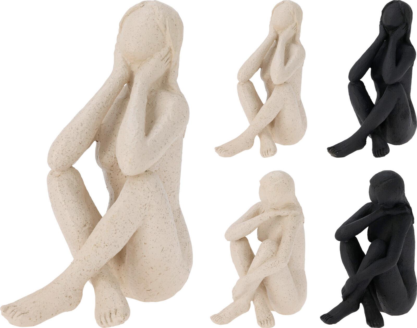 Szobor Woman - műanyag (13/8.2/18cm)