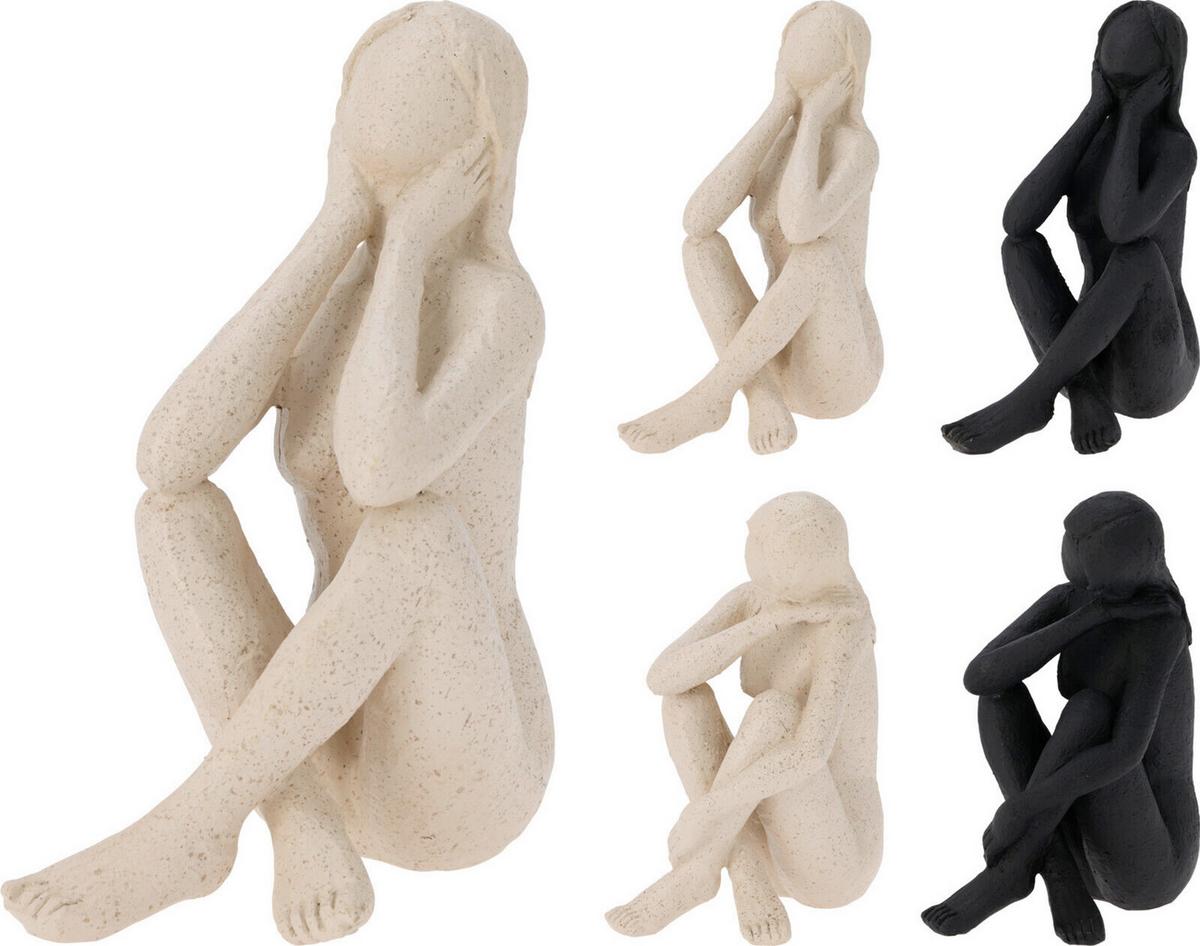 Szobor Woman - műanyag (13/8.2/18cm)