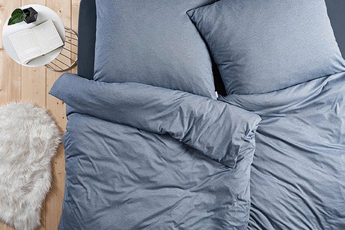 POŚCIEL TAKOMA (ATELIER) - taupe, Trend, tkanina (135/200cm) - Estella