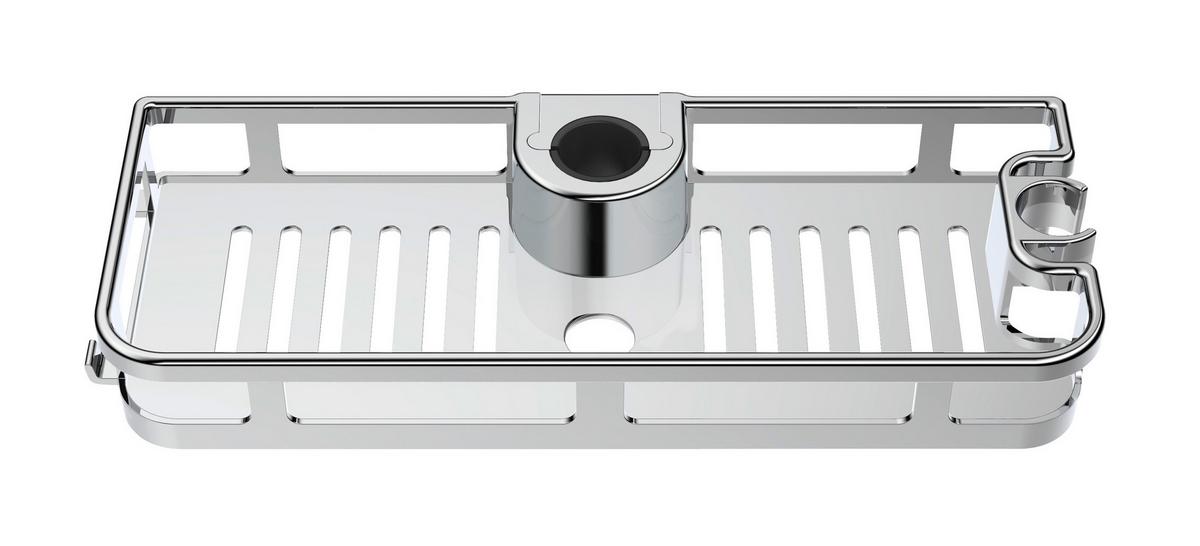 Coș pentru duș Liberta - culoare crom, Modern, plastic (28,5/4/11,5cm) - Wenko
