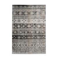 FLACHWEBETEPPICH ARIYA 325 GRAU 120CM X 170CM - Grau, Design, Textil (120/170cm) - Kayoom