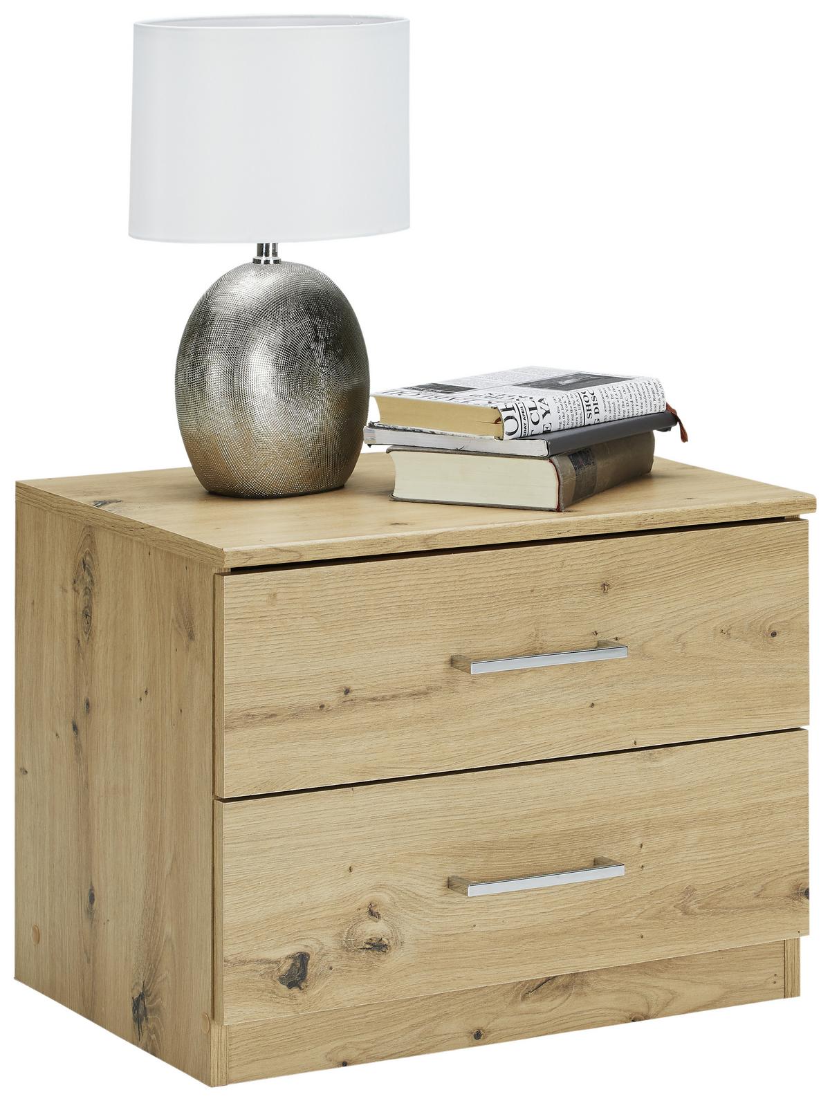 Schlafzimmer in Eichefarben, 4-teilig - Eichefarben, KONVENTIONELL, Holzwerkstoff - Based