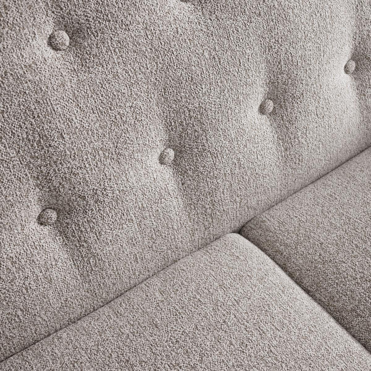 Canapea cu 3 locuri LORY - bej, Modern, lemn/textil (170/78/86cm) - Bessagi Home